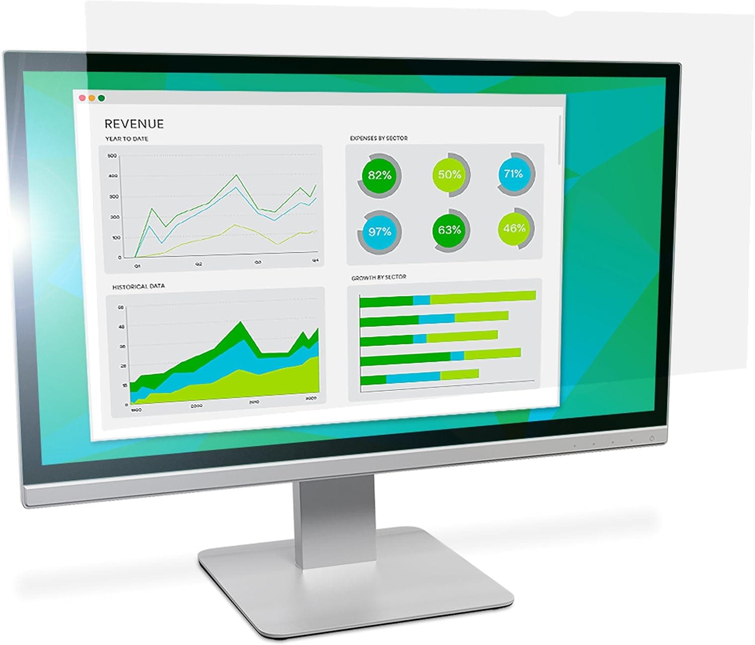 3M Executive Anti-Glare Filter for 19"-20" Desktop Monitor (5:4) (EF200C4F)