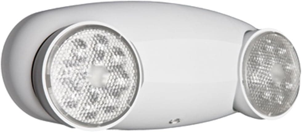 Lithonia Lighting ELM2 LED HO M12 Quantum 2-Light White LED Emergency Fixture Unit High-output ni-cad battery