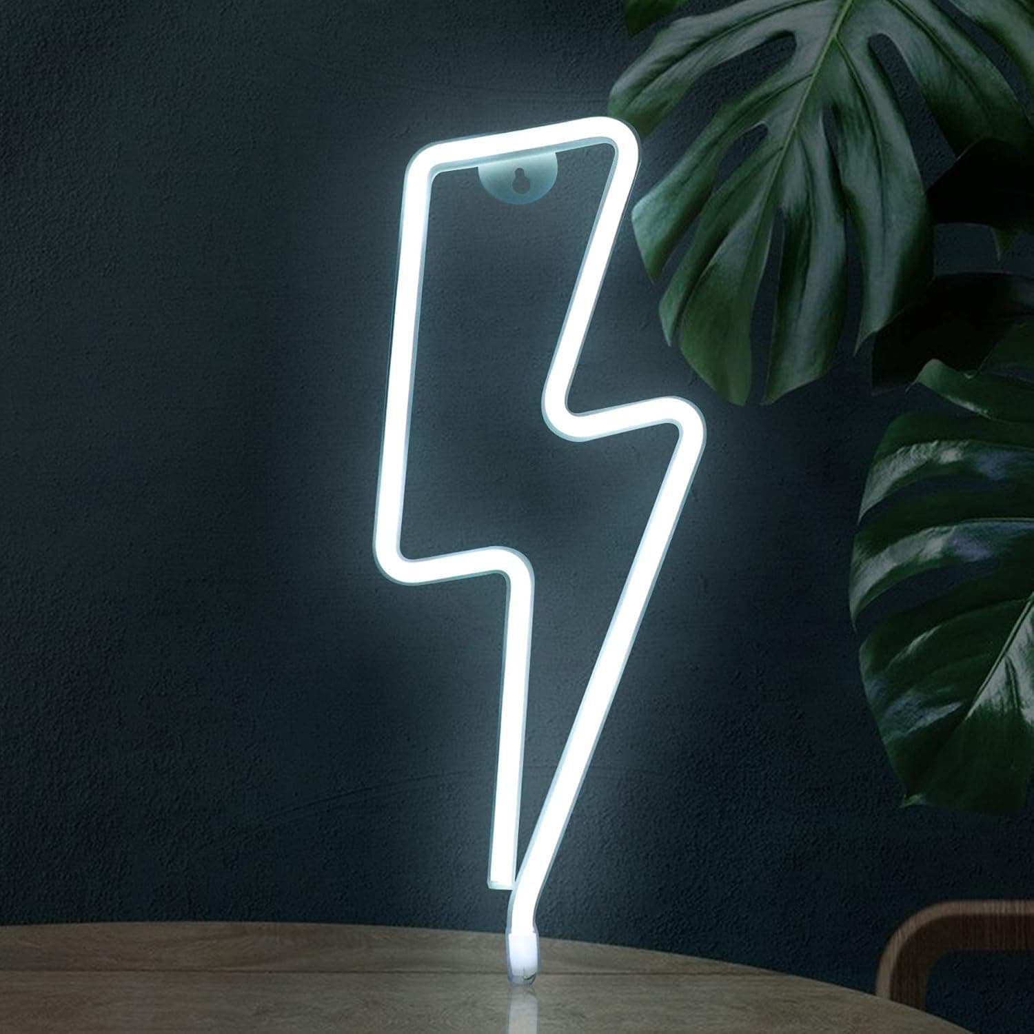 Neon Signs LED Sign, Neon Sign for Wall Decor Room Bar Christmas Halloween Wedding Party (Lightning)