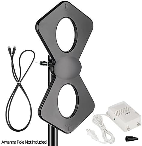 ViewTV VT-0968A Digital Amplified Outdoor/Indoor Attic HDTV Antenna - 100 Miles Range