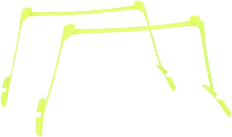 Speed Hurdles, 2Pcs Football Soccer Agility Speed Training Aids Adjustable Hurdles Yellow, Ultra Durable, All Purpose Speed Training, Agility, and Plyometric Hurdles Hurdles Hurdles