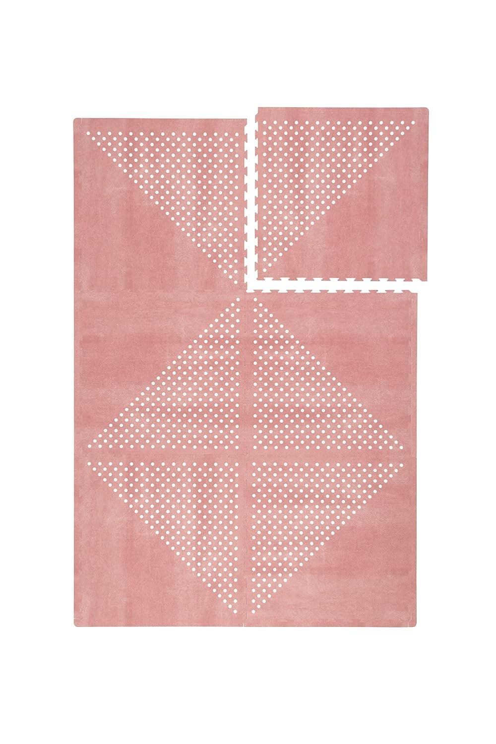 Toddlekind Playmat-Prettier Play Mat, 4 x 6 feet Premium Quality Foam Play Mat for Babies/Toddlers, Stylish, Non-Toxic, Odorless, Earth-Ash Rose (Pink)