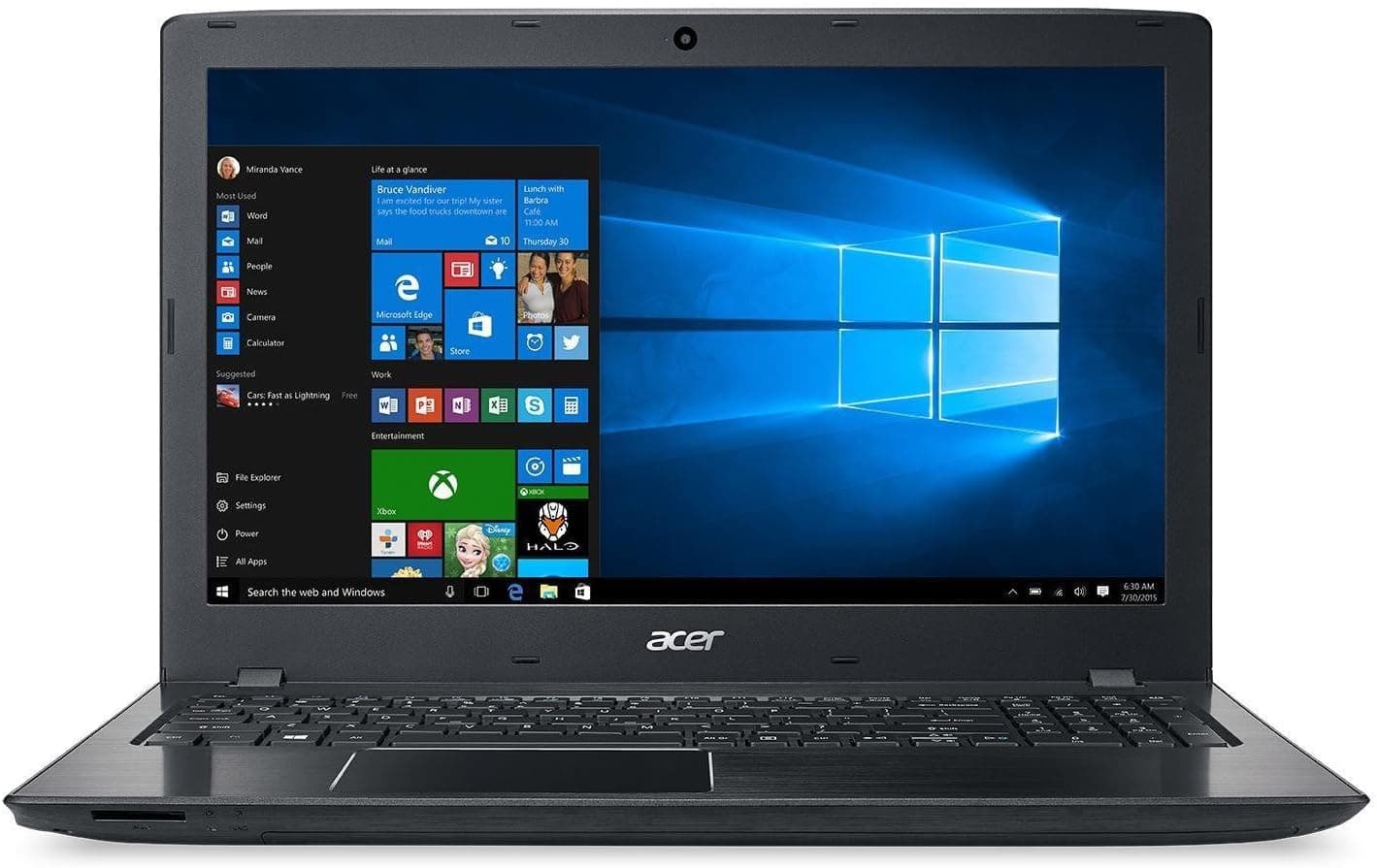 Acer Aspire E5-575-72N3, 15.6" Full HD, 7th Gen Intel Core i7-7500U, 8GB DDR4, 1TB HDD, Windows 10 Home