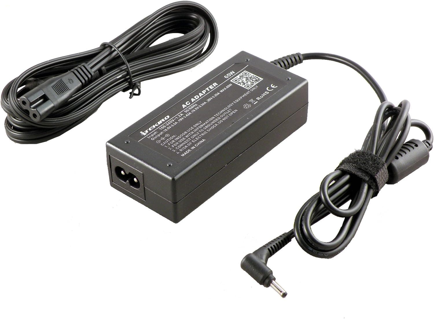 iTEKIRO 65W / 45W AC Adapter for Acer SF314-57 SF315-41 SF514-52tp SF514-53T SF514-54T SF515-51T SP111-31 SP111-31n SP111-32n SP111-33 SP314-21 SP314-51 SP314-53N SP315-51 SP513-31 SP513-51 SP513-52n