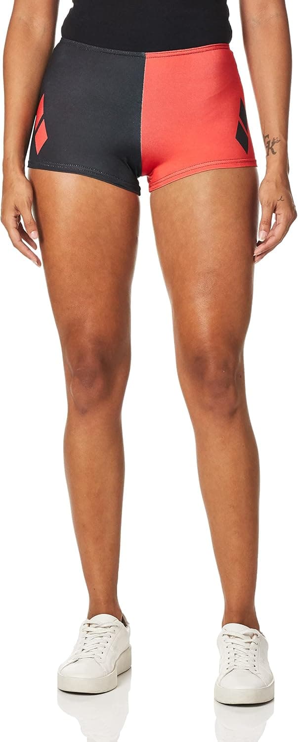 Rubie's Women's DC Comics Harley Quinn Boy Shorts, Multi, One Size