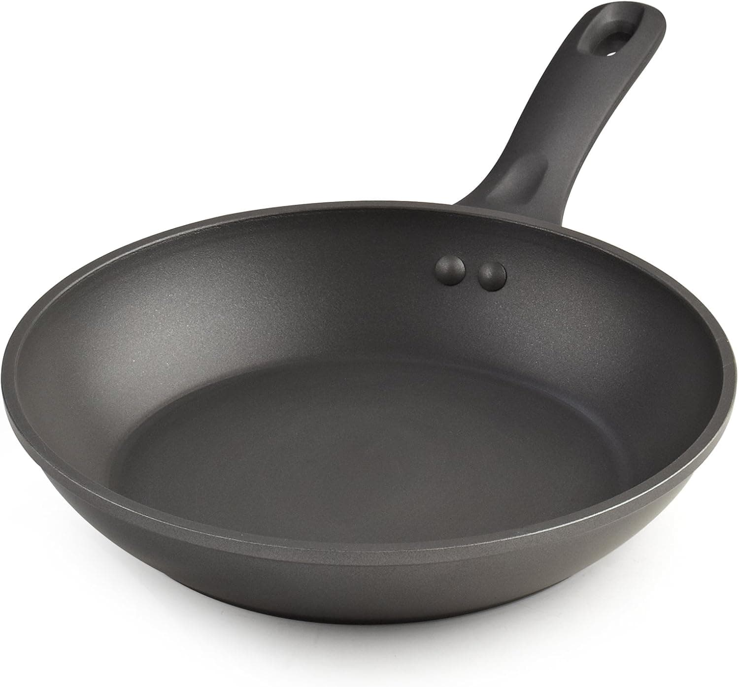 Cook N Home Nonstick Heavy Gauge Skillet Omelet, Grey 9.5-Inch Fry Pan