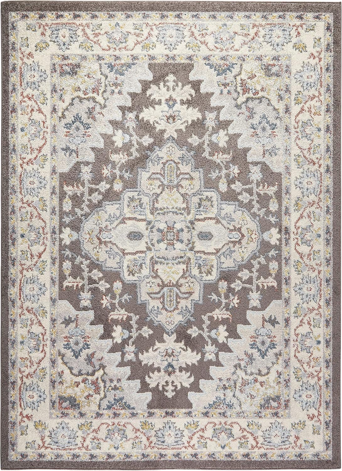 Home Dynamix Venice Loreta Area Rug, Brown/Ivory, 5'3"x7'3"