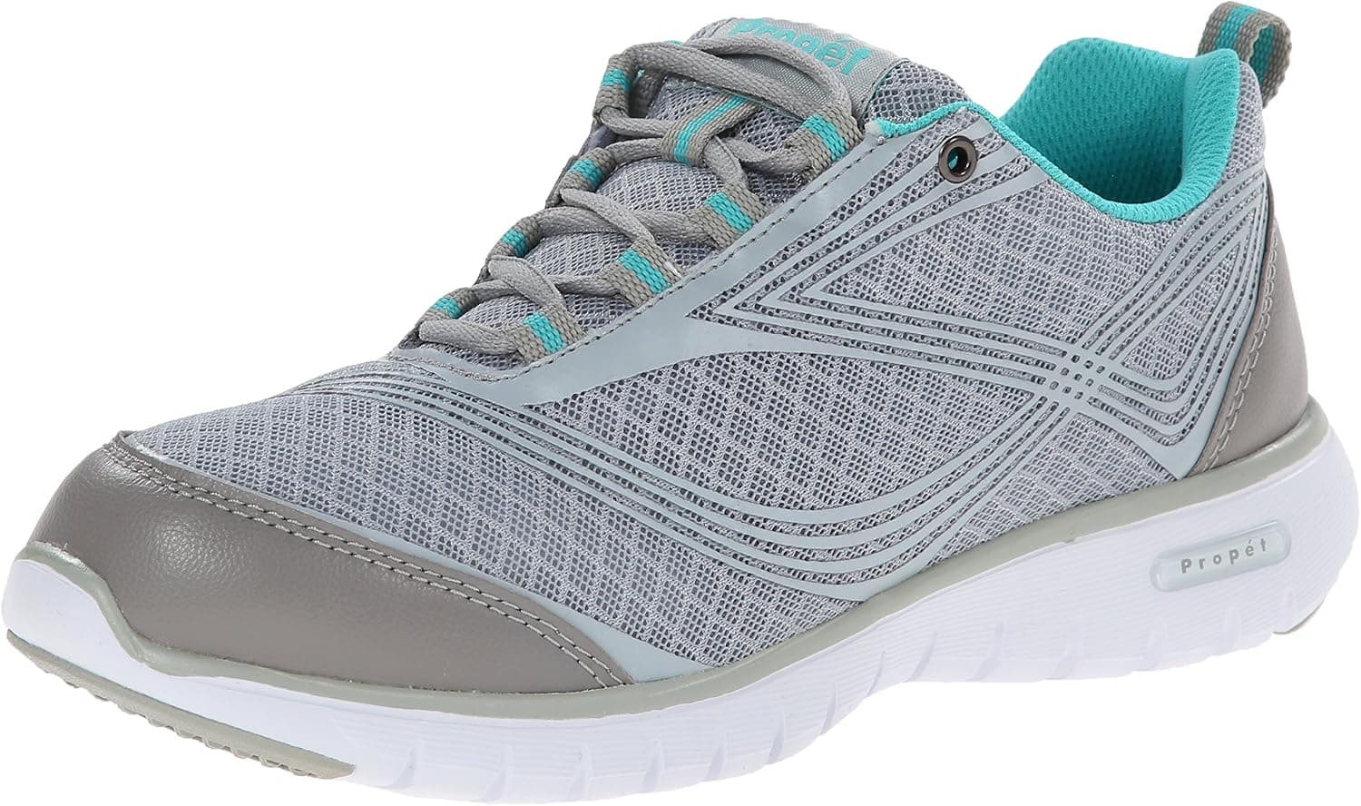 Propet Womens TravelLite Walking Walking Sneakers Athletic Shoes - Black