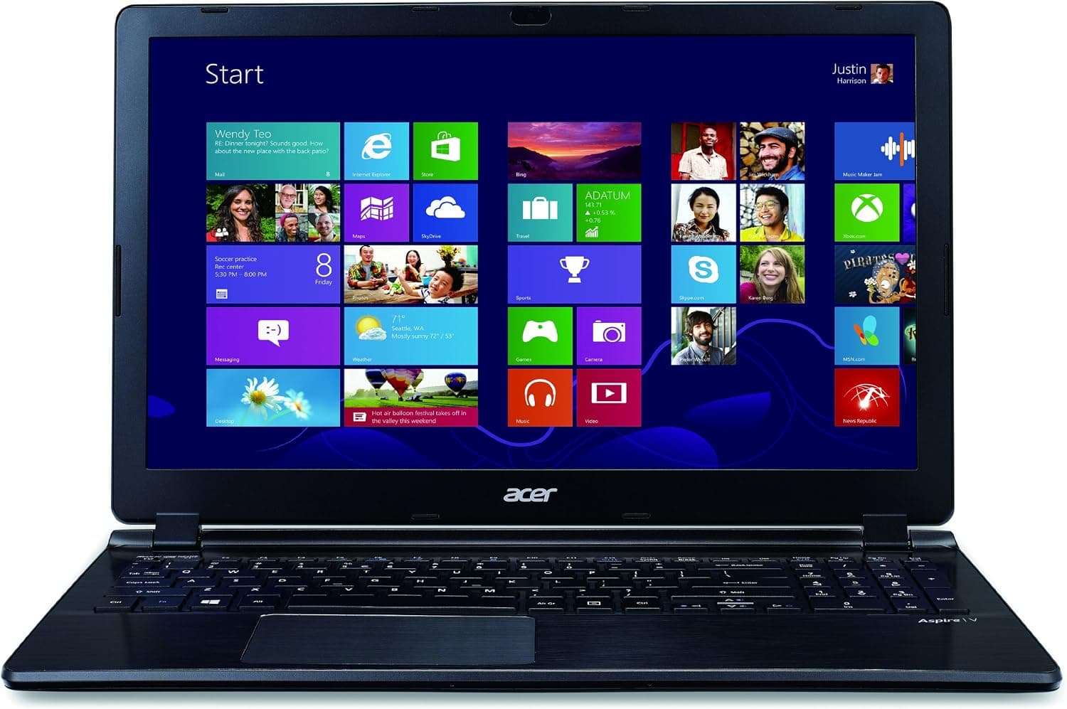 Aspire V5-552-10578G75aii 15.6" LED Notebook - AMD A-Series A10-5757M 2.50 GHz