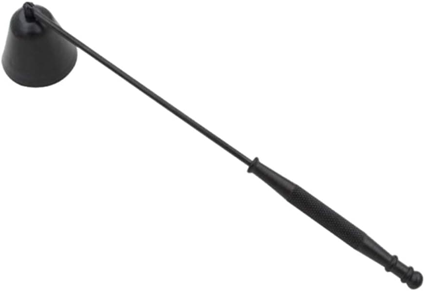 heaven2017 Metal Candle Snuffer Wick Snuffer with Long Handle Black
