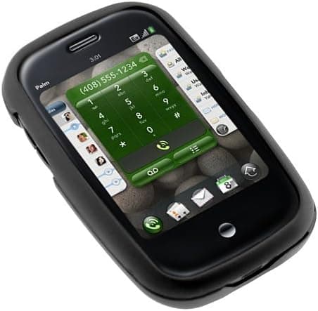 LUXMO LUXURY MOBILE Premium Smooth BLACK Durable Rubber Case for Sprint Palm Pre