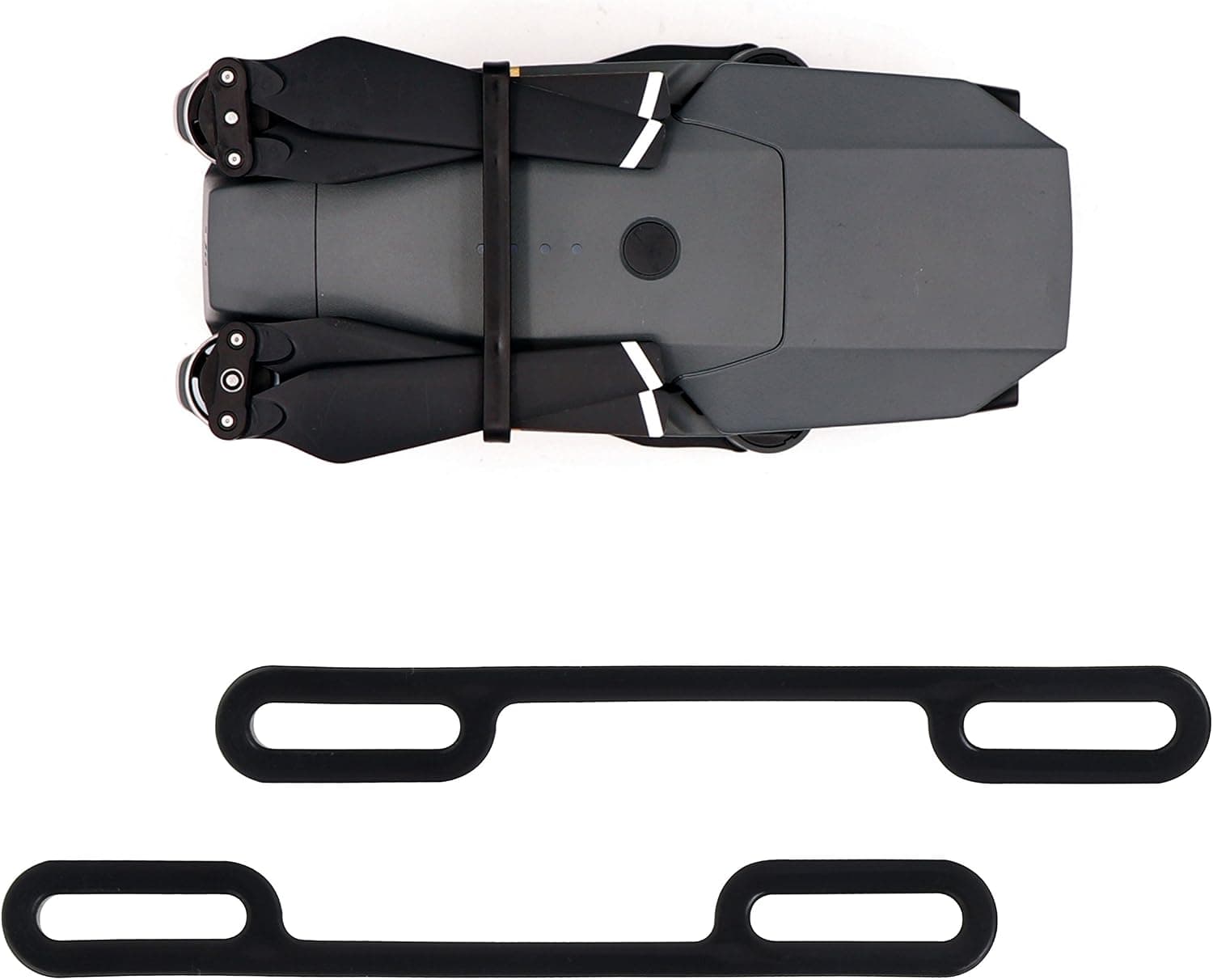 Honsky Quick Release DJI Mavic Pro Propeller Guard Fixator Blade Transport Strap Clip Stabilizer Protector Fixed Bracket Holder RC Quadcopter Drone Accessories, 2 Packs, Black, MPPFBLK01