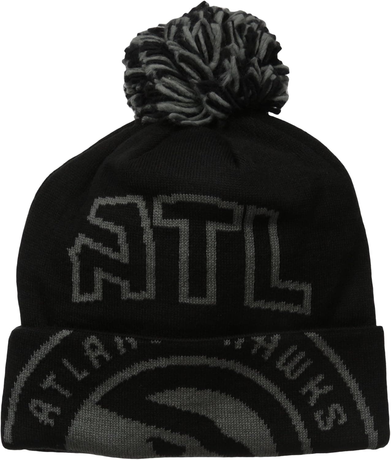 adidas Fanwear Black Cuffed Pom Knit