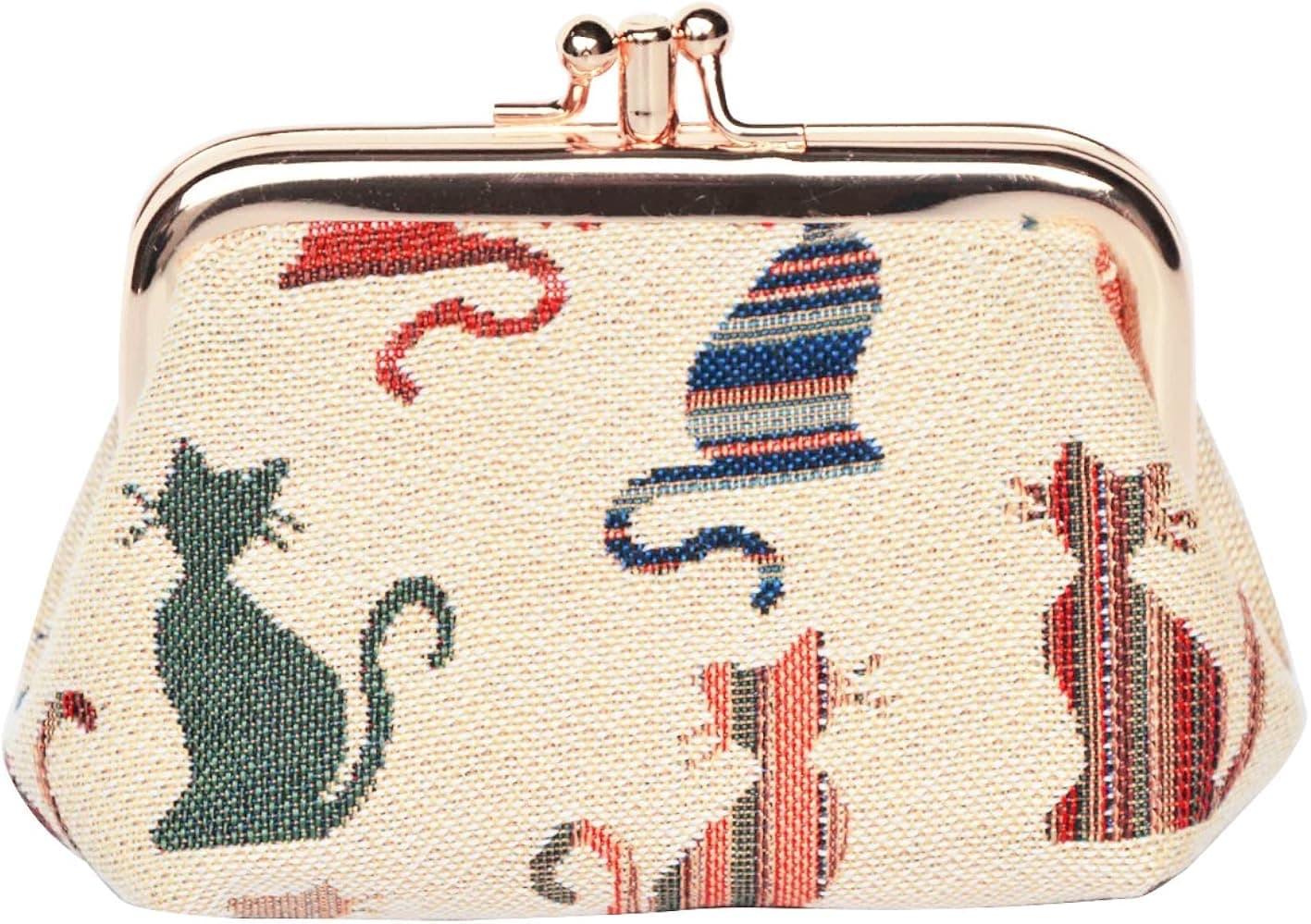 Signare Fashion Women's Cute Classic Exquisite Double Pockets Coin Purse
