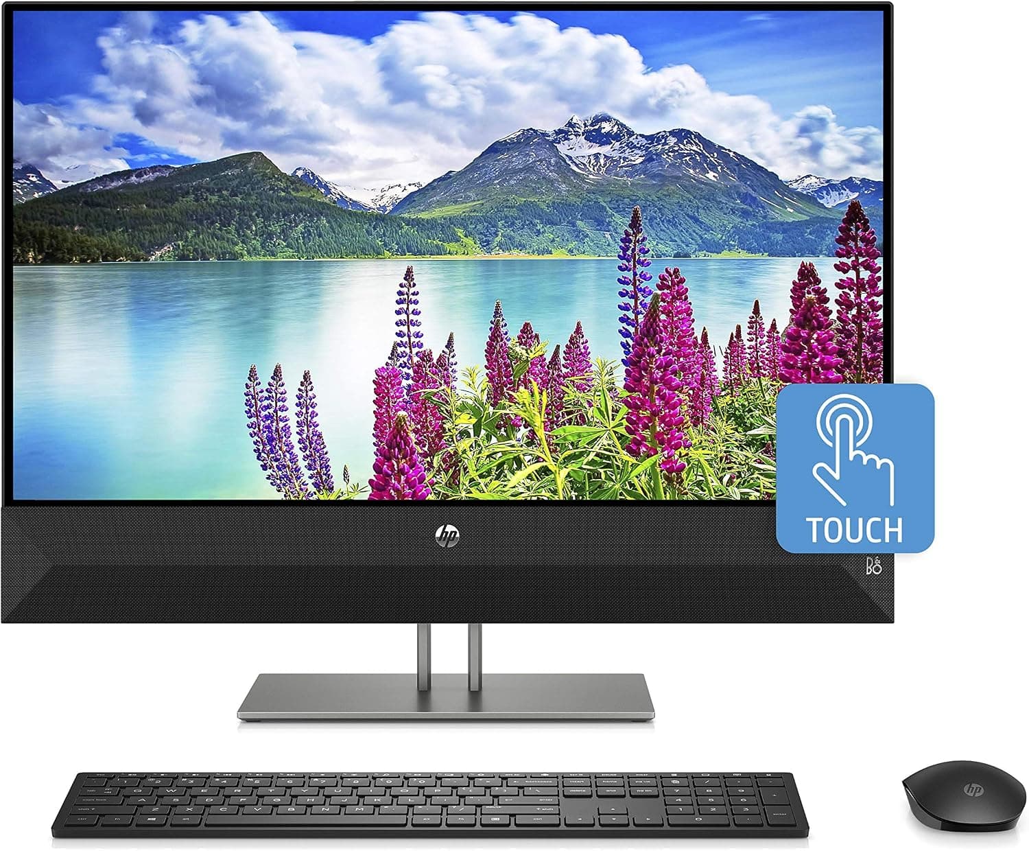 HP Pavilion 24 All-in-One PC 23.8" Touchscreen, Intel Core i5-8400T, Intel UHD Graphics 630, 1TB HDD + 16GB Optane memory, 4GB SDRAM, Wireless Mouse and Keyboard, FHD Privacy Webcam, 24-xa0053w