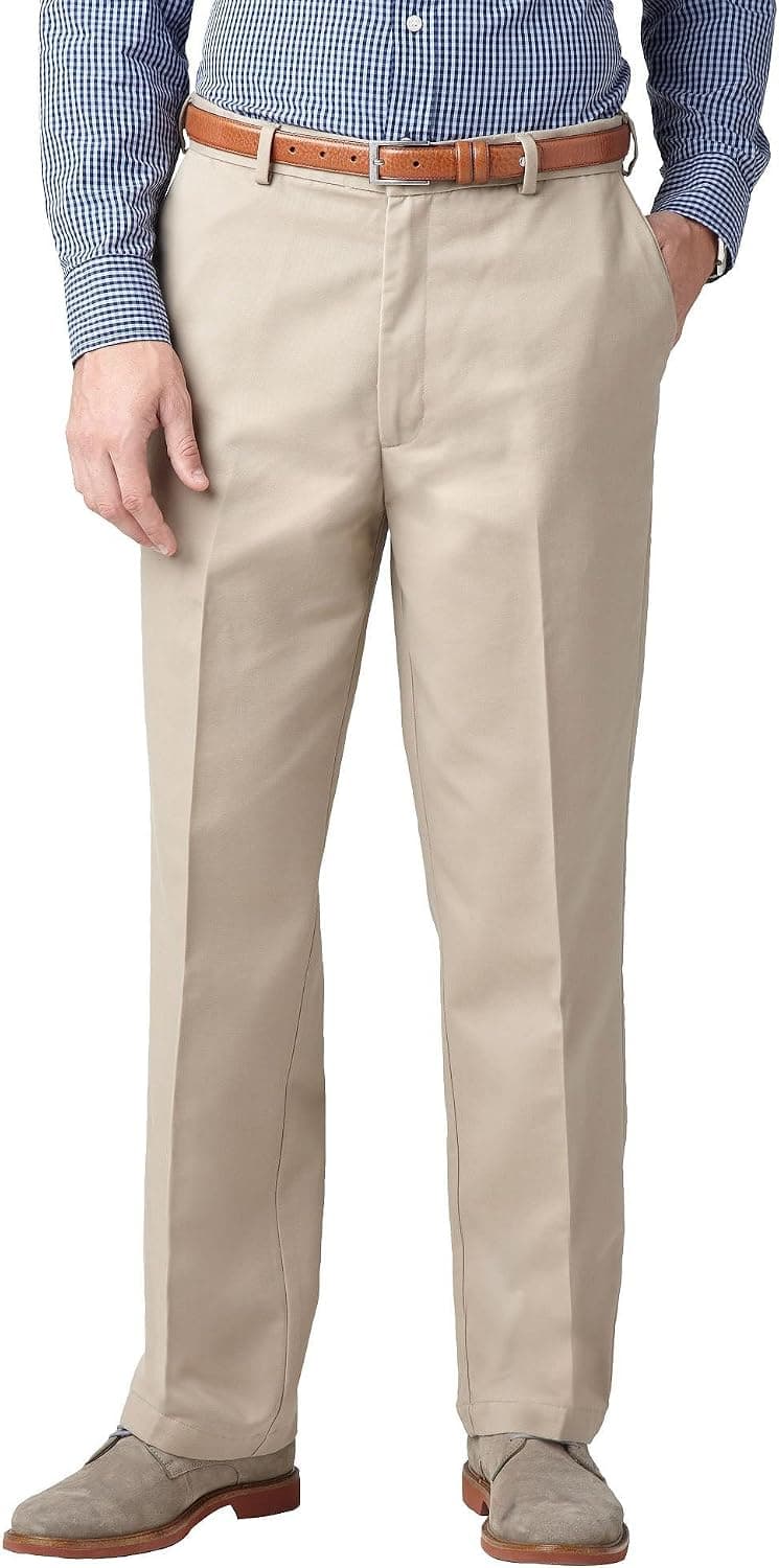 Dockers Men's Docker's Men's Comfort Khaki D3 Classic Fit Flat Front Pant