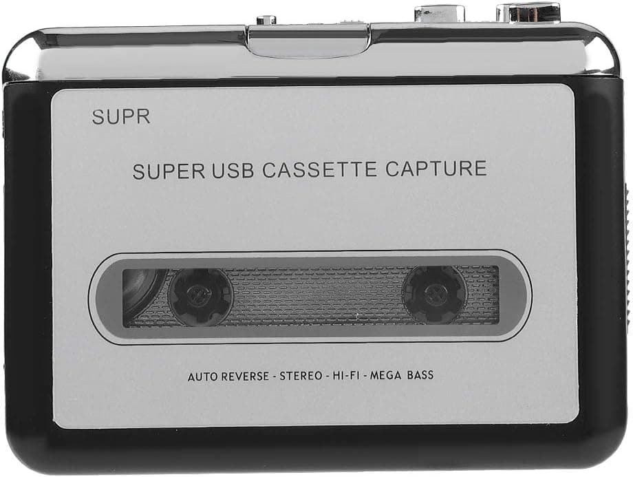 Serounder Portable EC218 Tape to PC Cassette Recorder MP3 CD Converter Capture Digital Audio Music Player with Earphone