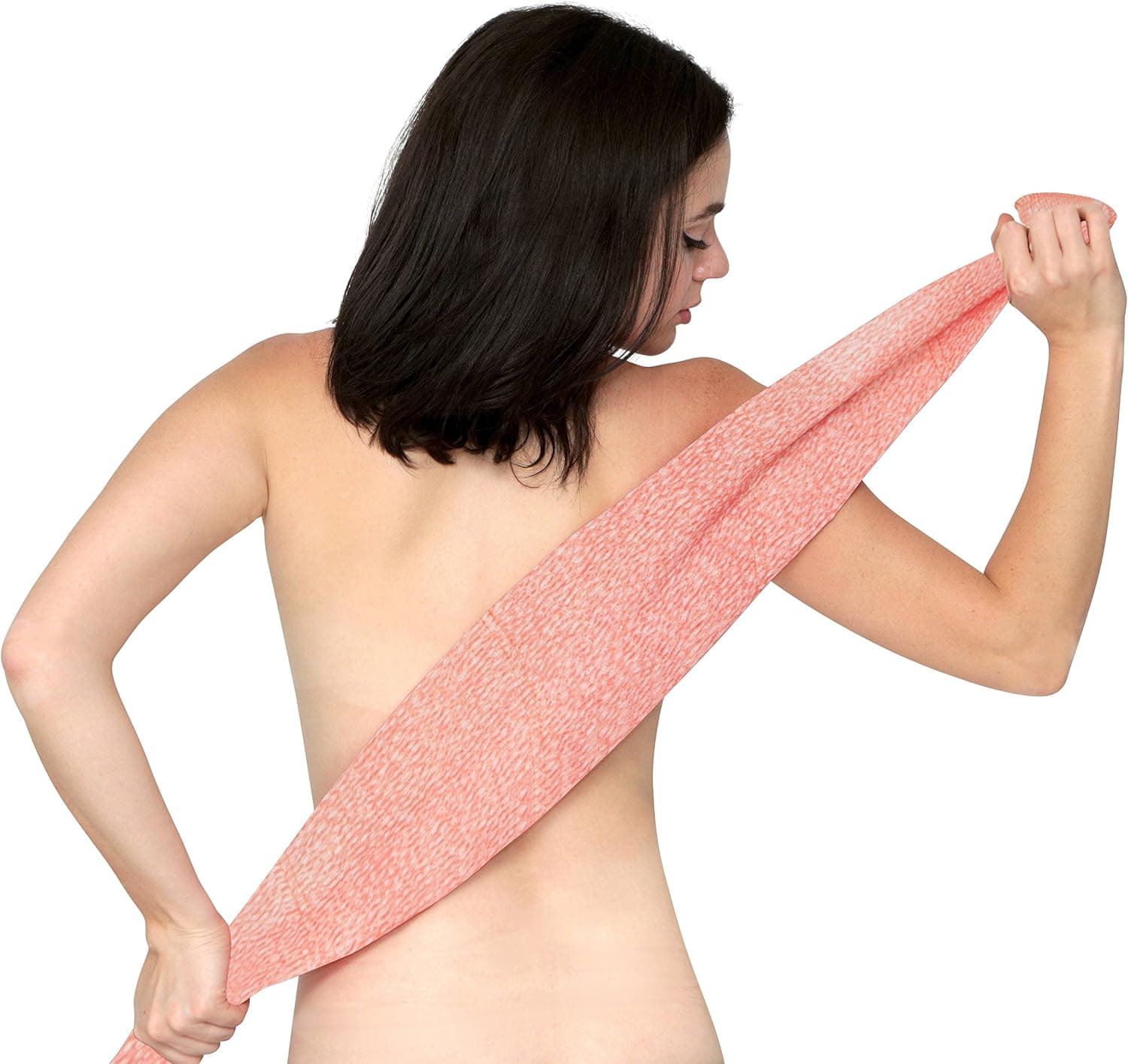SoapSleeve Exfoliating Loofah | Back Scrubber for Shower and Bath | Long Luffa Sponge with Bar Soap Pocket for Men and Women Matilda (Long)