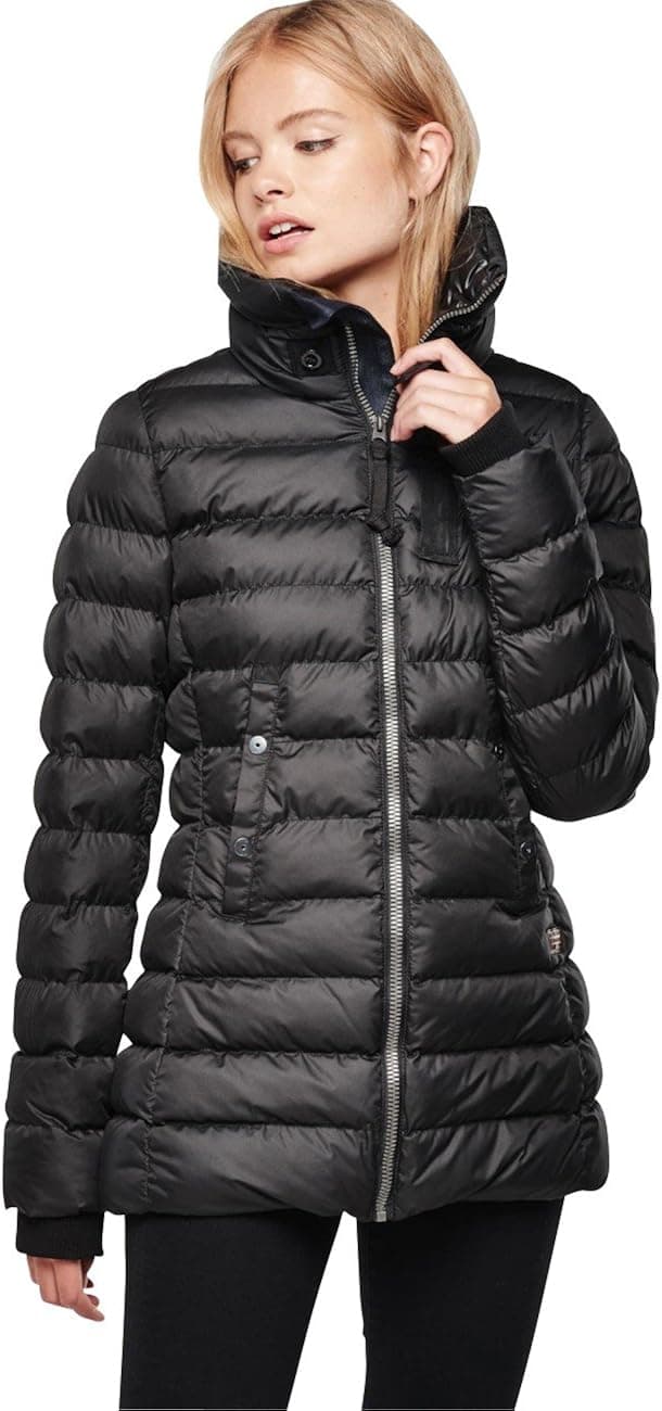 G-Star Raw Women's Whistler Slim Puffer Coat Black