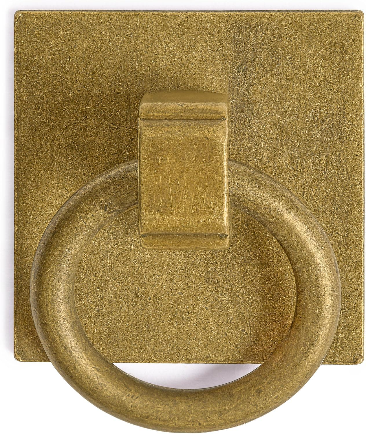 Hardware Philosophy Ring Plate Pulls 1.3 Inches - Set of 2 - Architectural, Interior Design, Furniture Cabinet Customization Hardware