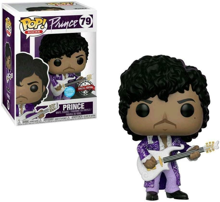 Funko Pop Rocks 79 Purple Rain Prince Diamond Glitter Exclusive Vinyl Figure