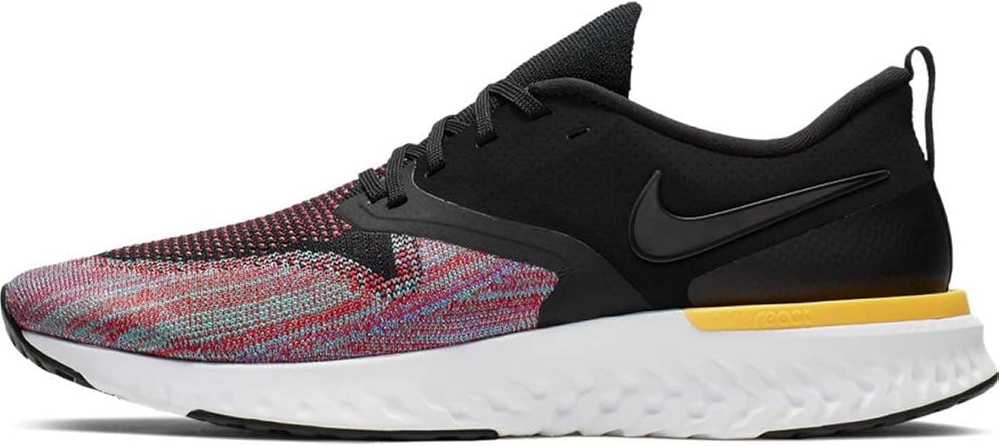 Nike Odyssey React 2 Flyknit AH1015 005, Black/University Red, 11
