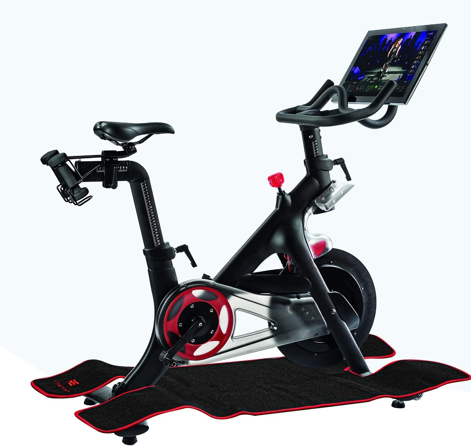 Heavy Duty Indoor Anti-sweat Mat Compatible with Peloton Bike and Bike +