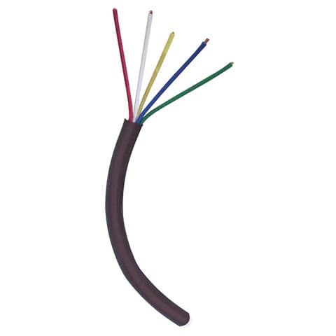Compatible Replacement for Baron 18/5 Thermostat Wire - 18 Gauge 5 Conductor - 25 Foot