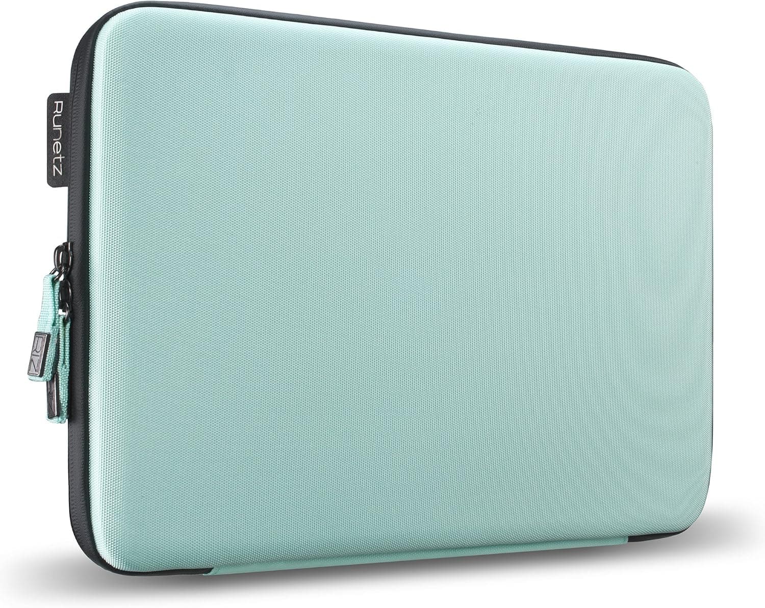 Runetz - 13" Teal Hard Sleeve for MacBook Pro 13.3" with or w/Out Retina Display and MacBook Air 13-inch Laptop Case Cover - Teal Hot Blue