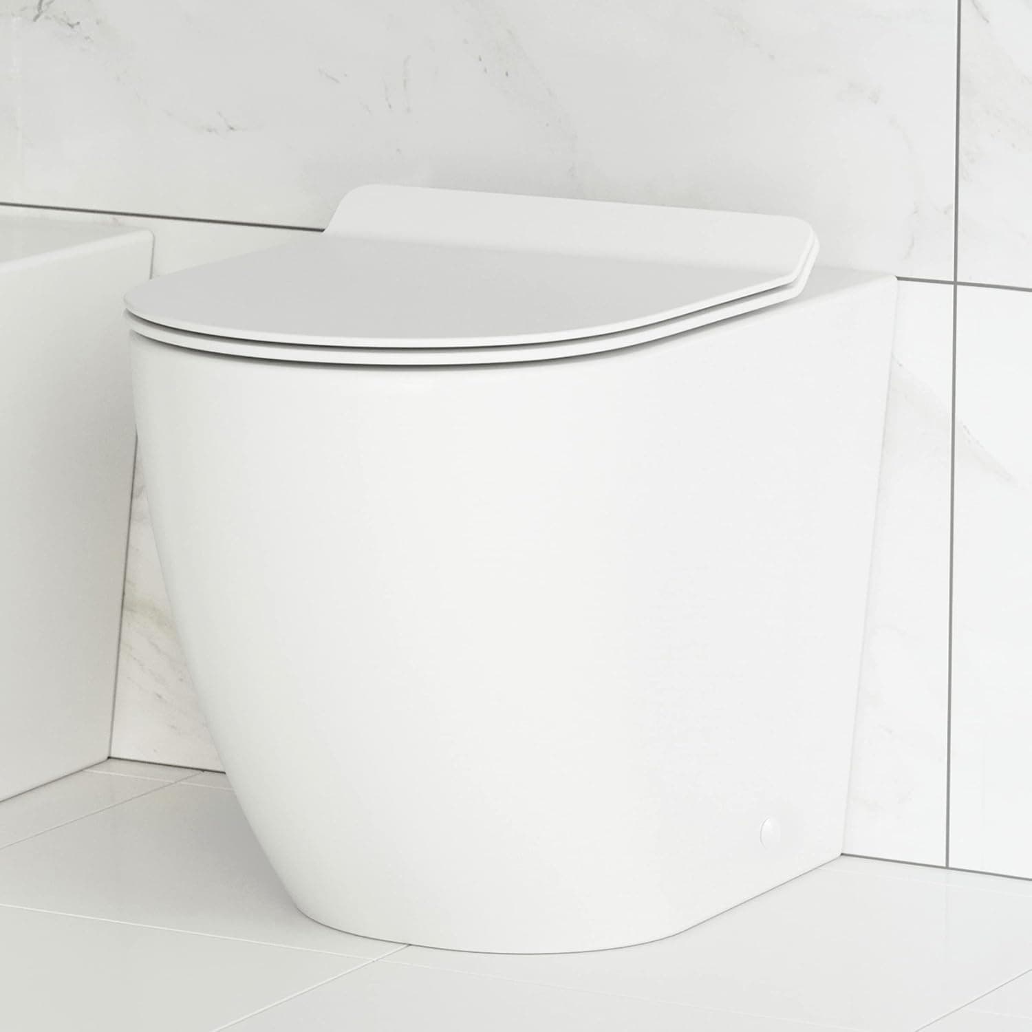Swiss Madison Well Made Forever SM-WT514 St. Tropez Back to Wall Toilet in Glossy White