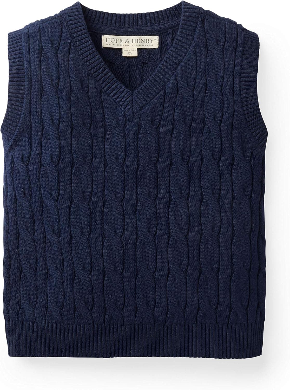 Hope & Henry Boys' V-Neck Sweater Vest