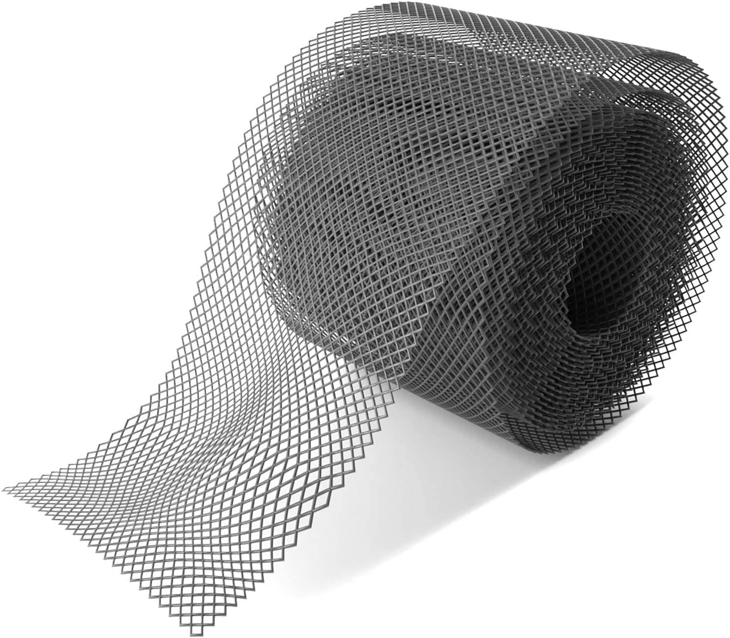Home Intuition 2-Pack Leader and Gutter Guard from Leaves, Twigs, Branches Plastic Mesh Guards Leaf Protector 6" inch Wide 40' Feet Long Total