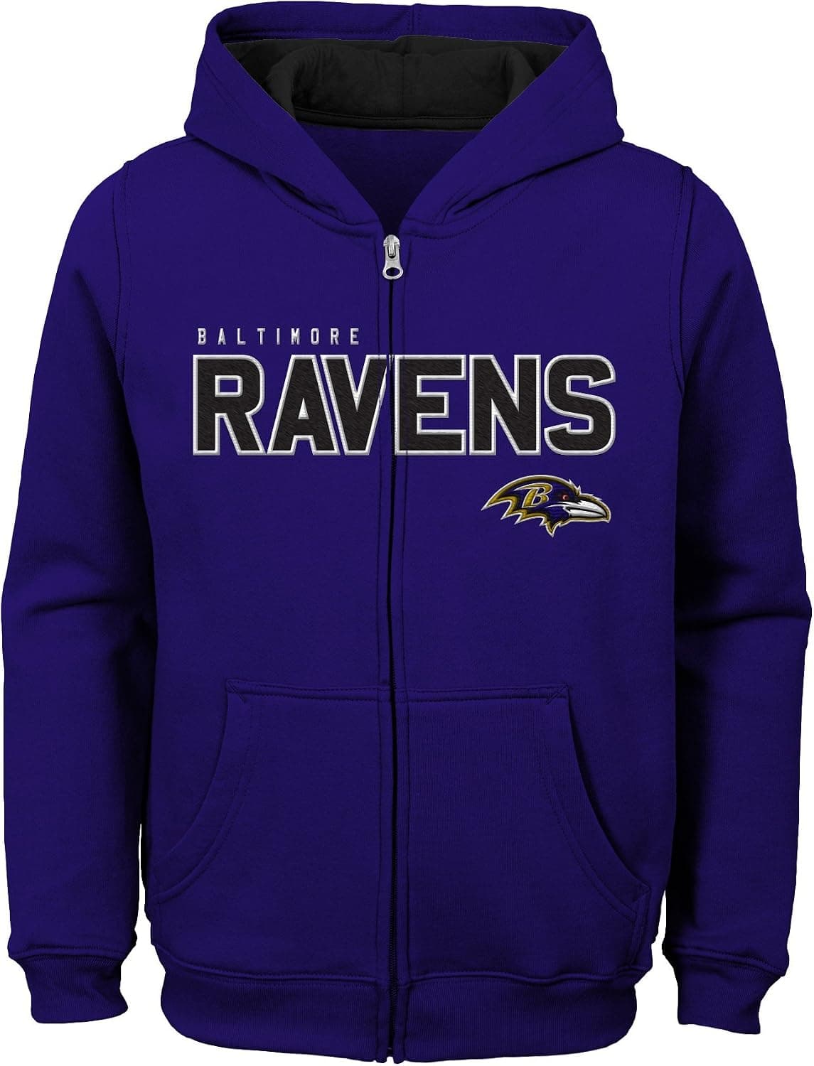 Outerstuff NFL boys Nfl Kids & Youth Boys "Stated" Full Zip Fleece Hoodie