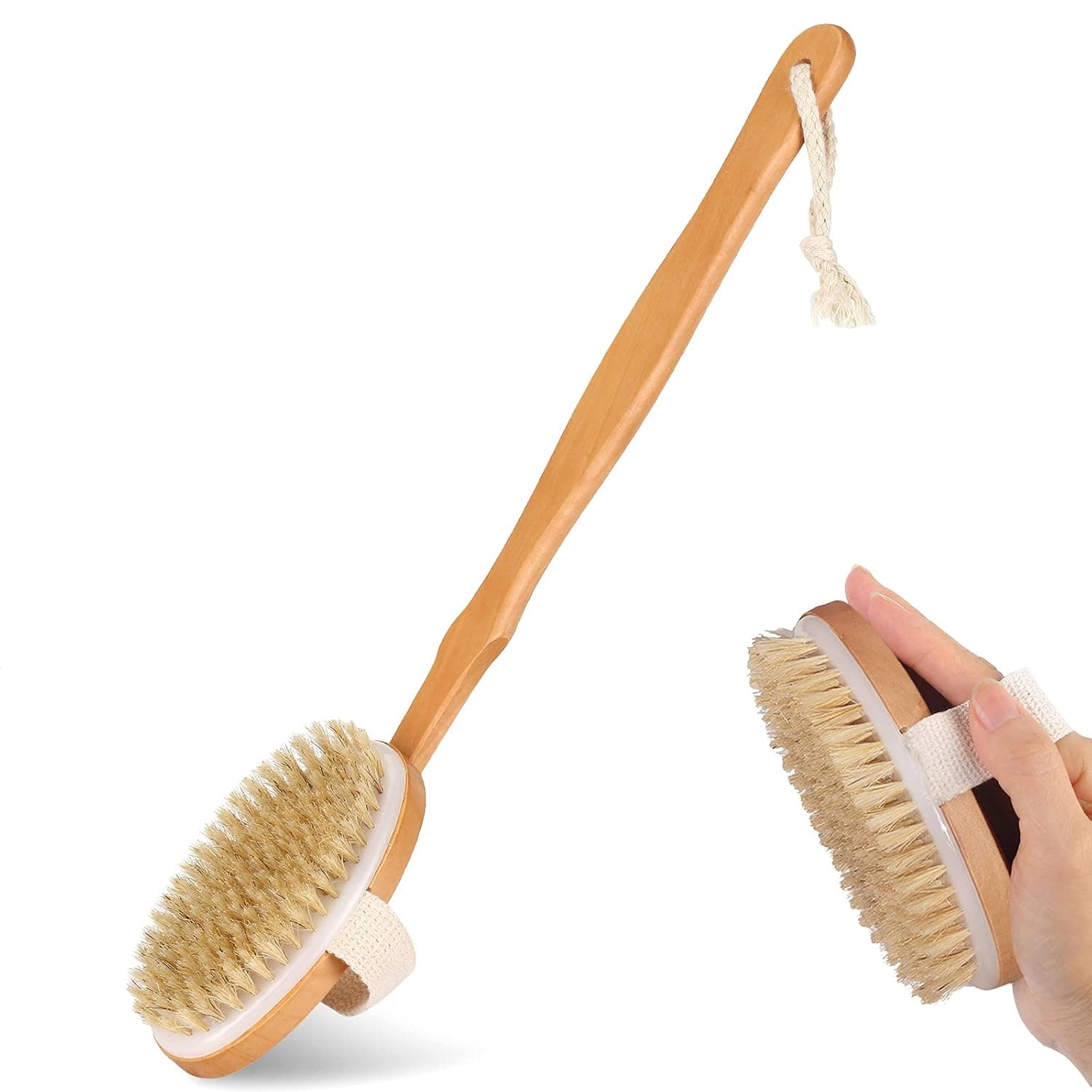 Aodi sman,Shower Brush for Body Cellulite and Lymphatic,Exfoliating Body Scrub with Upgrade Removable Long Handle Body Brushes.Bath Back&Legs Cleaning Scrubber for Dry Brushing or Wet Skin