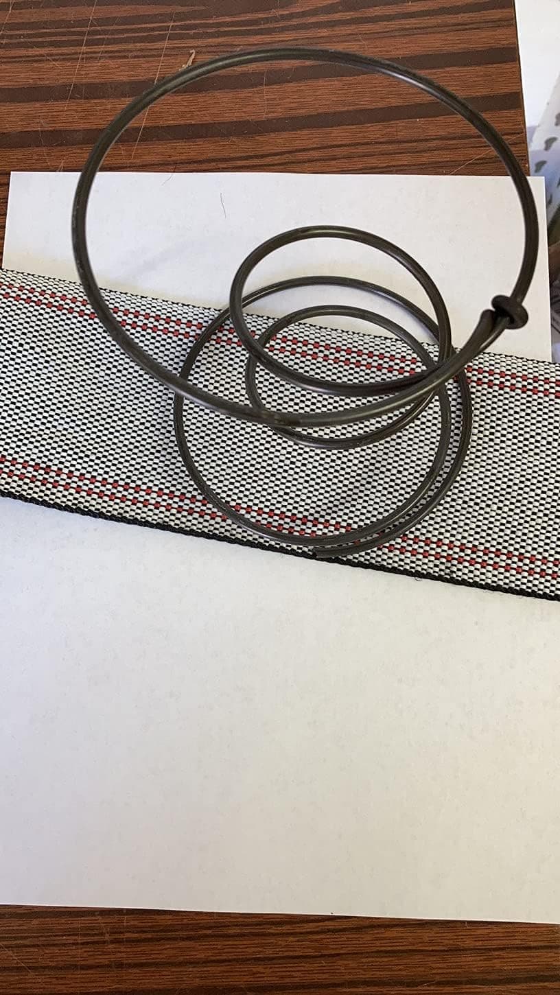 Galaxy Supply Inc. Upholstery Coil Spring for Seat, Knotted on one end. 9 Gauge, We Sold by 16 pcs/Box + 1 Pair of Working Glove (4")