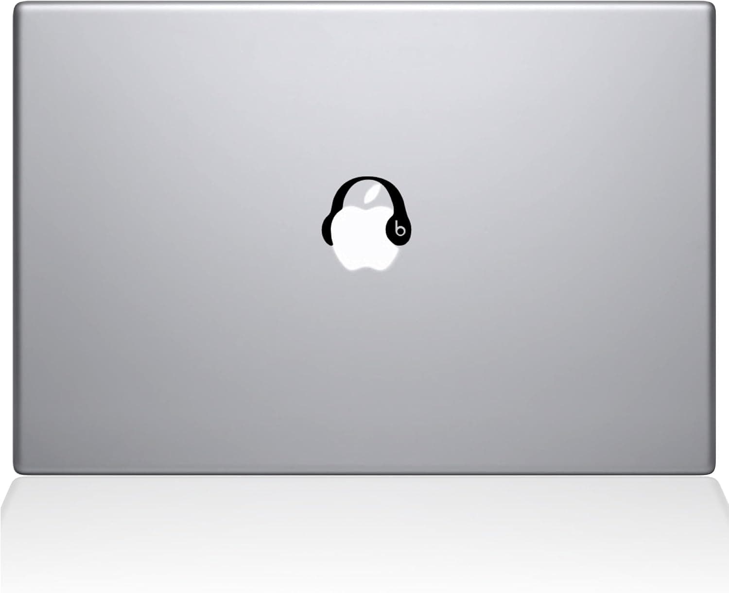 Beats Headphones Apple Logo 13" Macbook Pro Black Decal Sticker