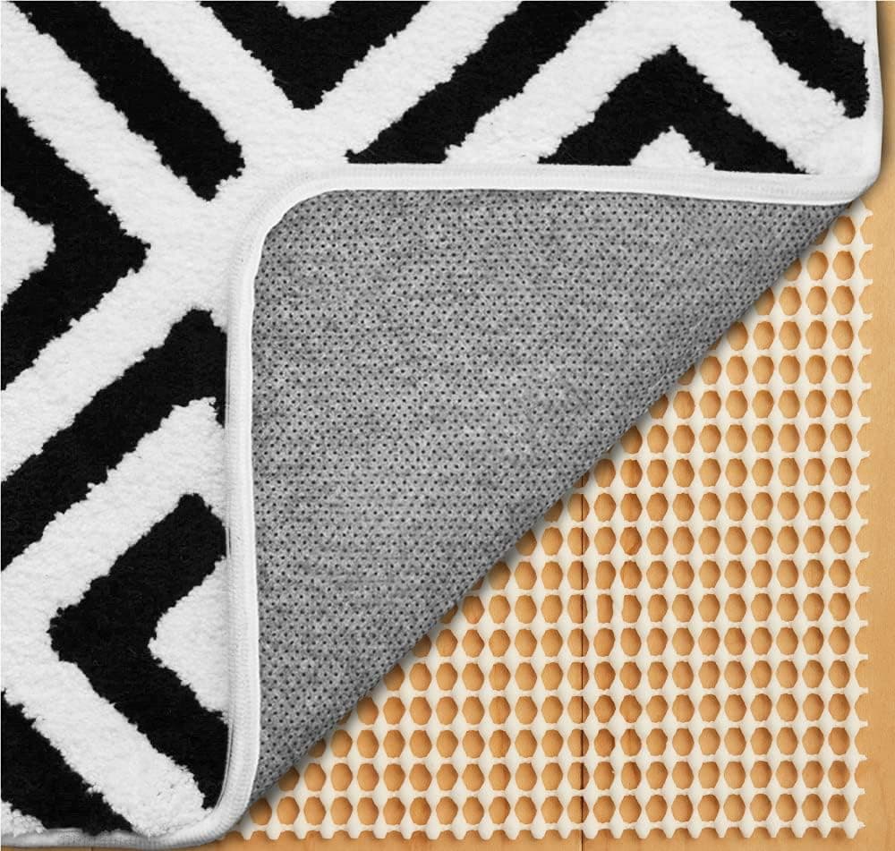 Gorilla Grip Original Extra Strong Rug Pad Gripper, Made in USA, 12x15 FT, Thick Slip and Skid Resistant Pads for Area Rugs on Hard Floors, Under Carpet Mat Cushion and Hardwood Floor Protection