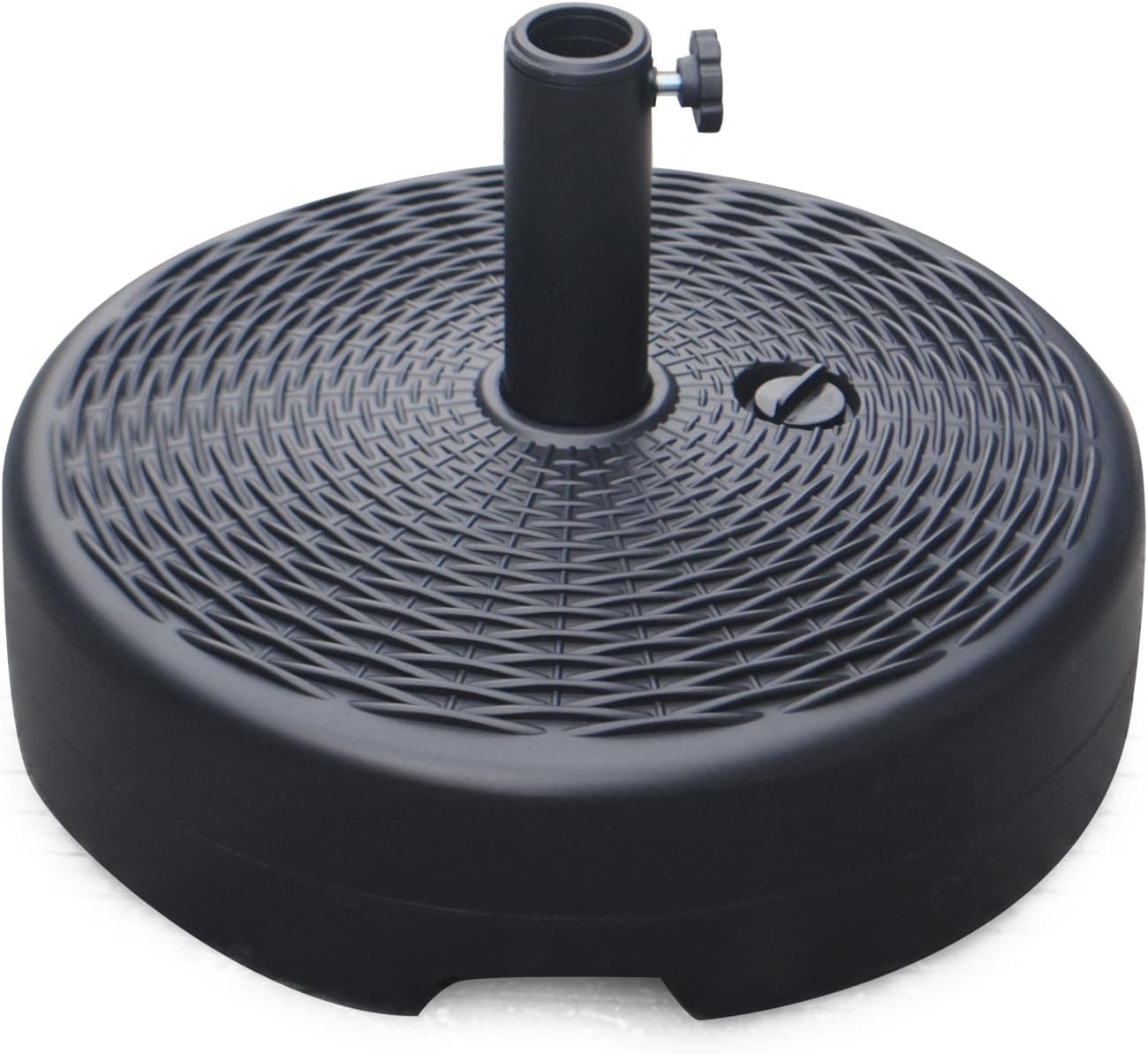 Homebeez Plastic Umbrella Base (Black1)