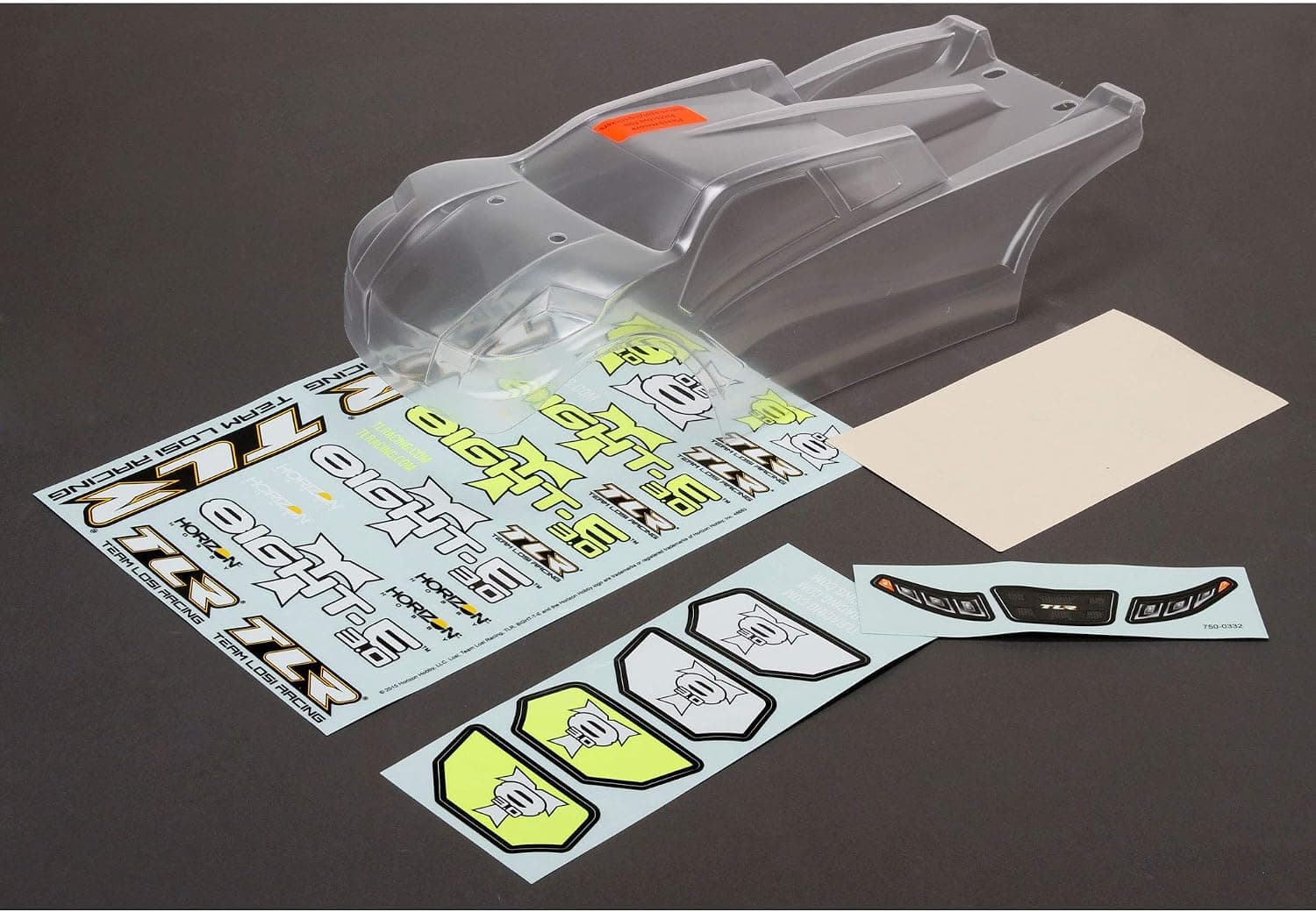 TEAM LOSI RACING 1/8 Clear Body 8IGHT-T/E 3.0 TLR240006 Elec Car/Truck Replacement Parts