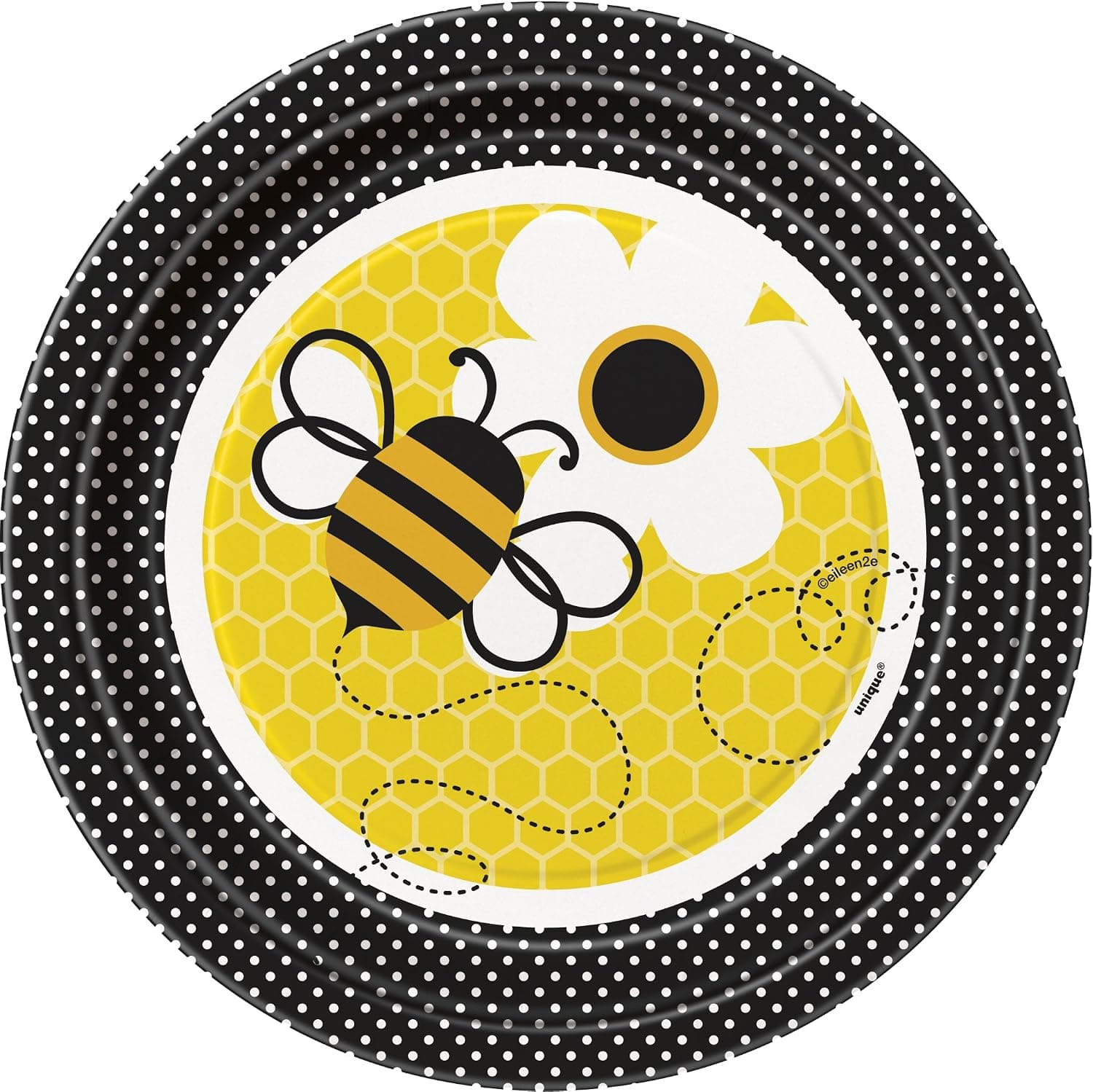 Bumble Bee Dessert Plates 8ct