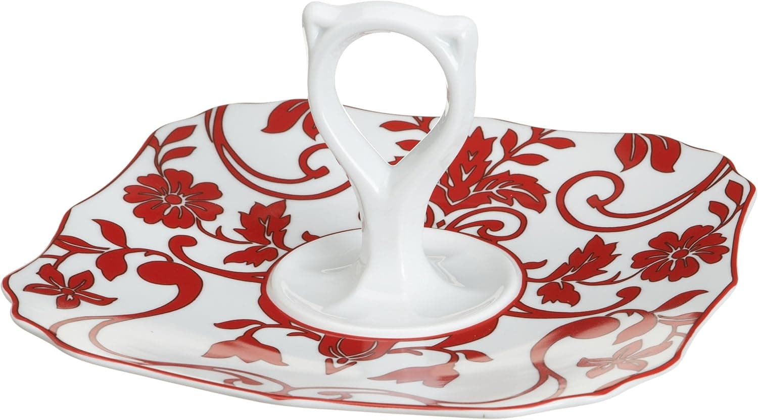 Rosanna Red Velvet 11-Inch Sweets Tray, Gift-boxed