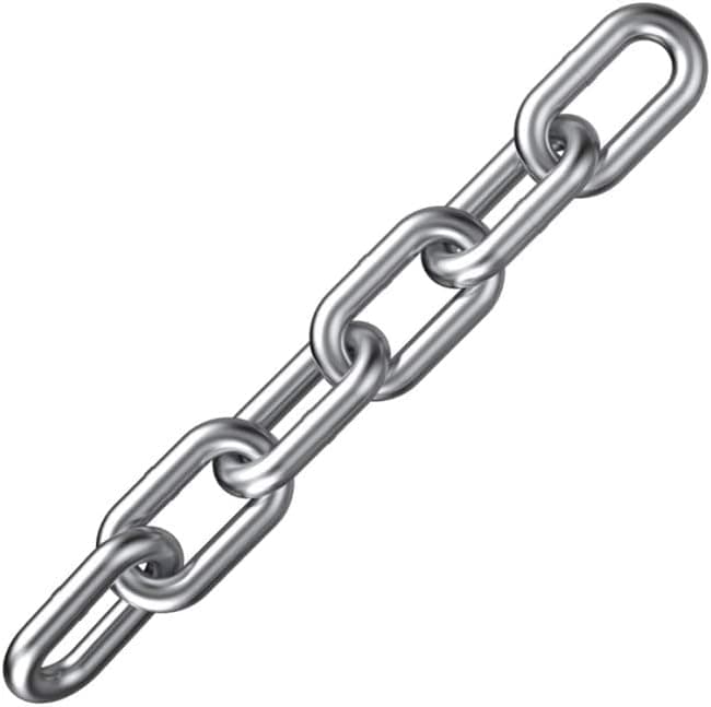 MAOYUHONG 304 Stainless Steel Chain, 2mm-8mm, Corrosion and Rust Prevention, Perfect for Anchor Chain, Pet Dog Chain, Clothes Hanging