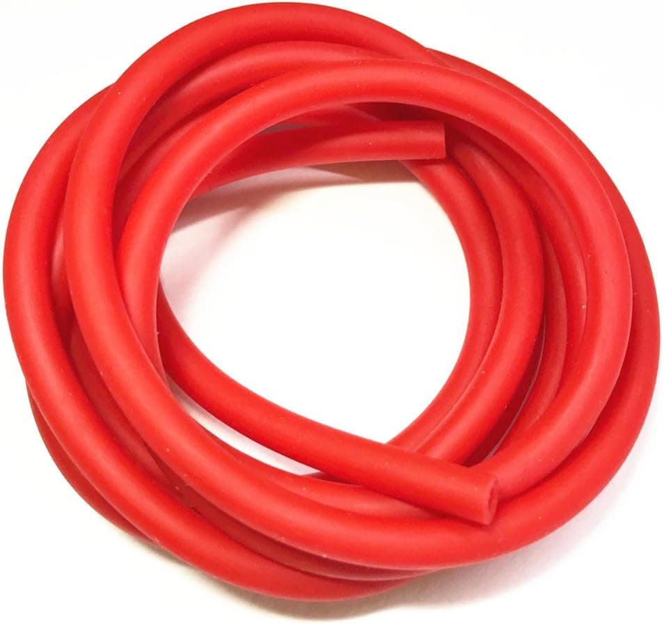 Kathy store INC 1/4inch Latex tubing EEL Lure Fishing Hook Tube jig