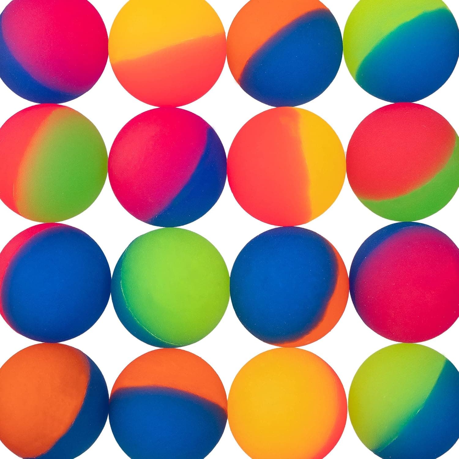 Entervending Bouncy Balls - Rubber Balls for Kids - ICY Bounce Balls - 25 Pcs Large Bouncy Ball 45 mm - Super Ball Vending Machine Toys - Bouncing Balls Party Favors