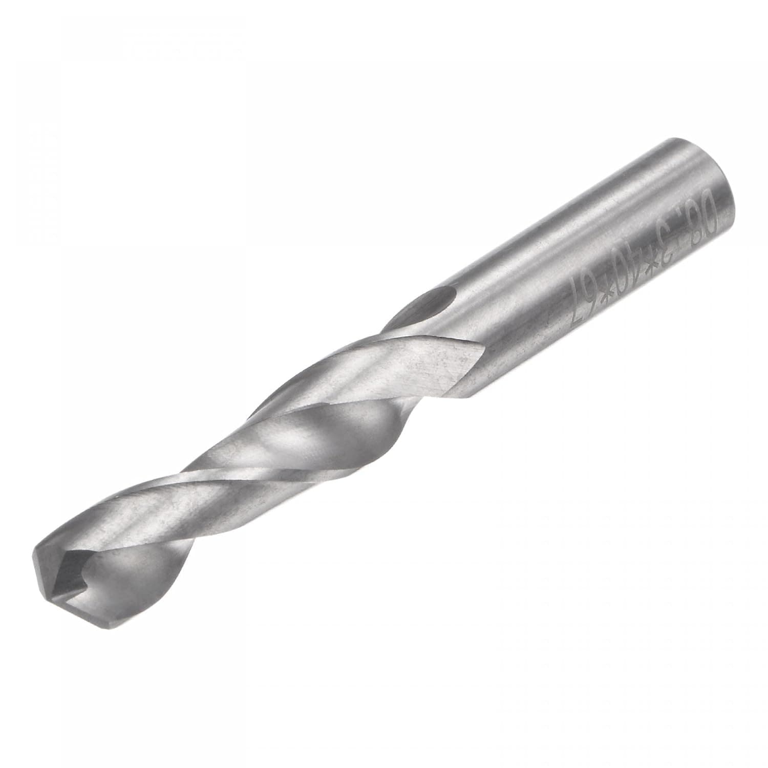 uxcell Solid Carbide Twist Drill Bits, 8.3mm C2/K20 Tungsten Carbide Straight Shank Spiral Flutes Drilling Cutter