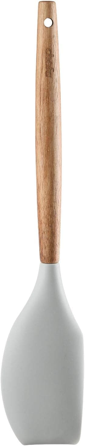 Chefa USA Silicone Spatula Set - with Wooden Handle, Non-Stick Cookware Heat Resistant Kitchen Utensil