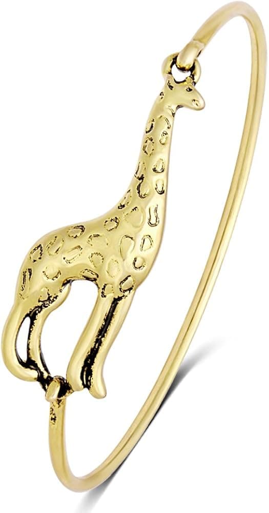 SENFAI Female Lovely Cute Jewelry Giraffe Bangle Bracelet in 4 Color