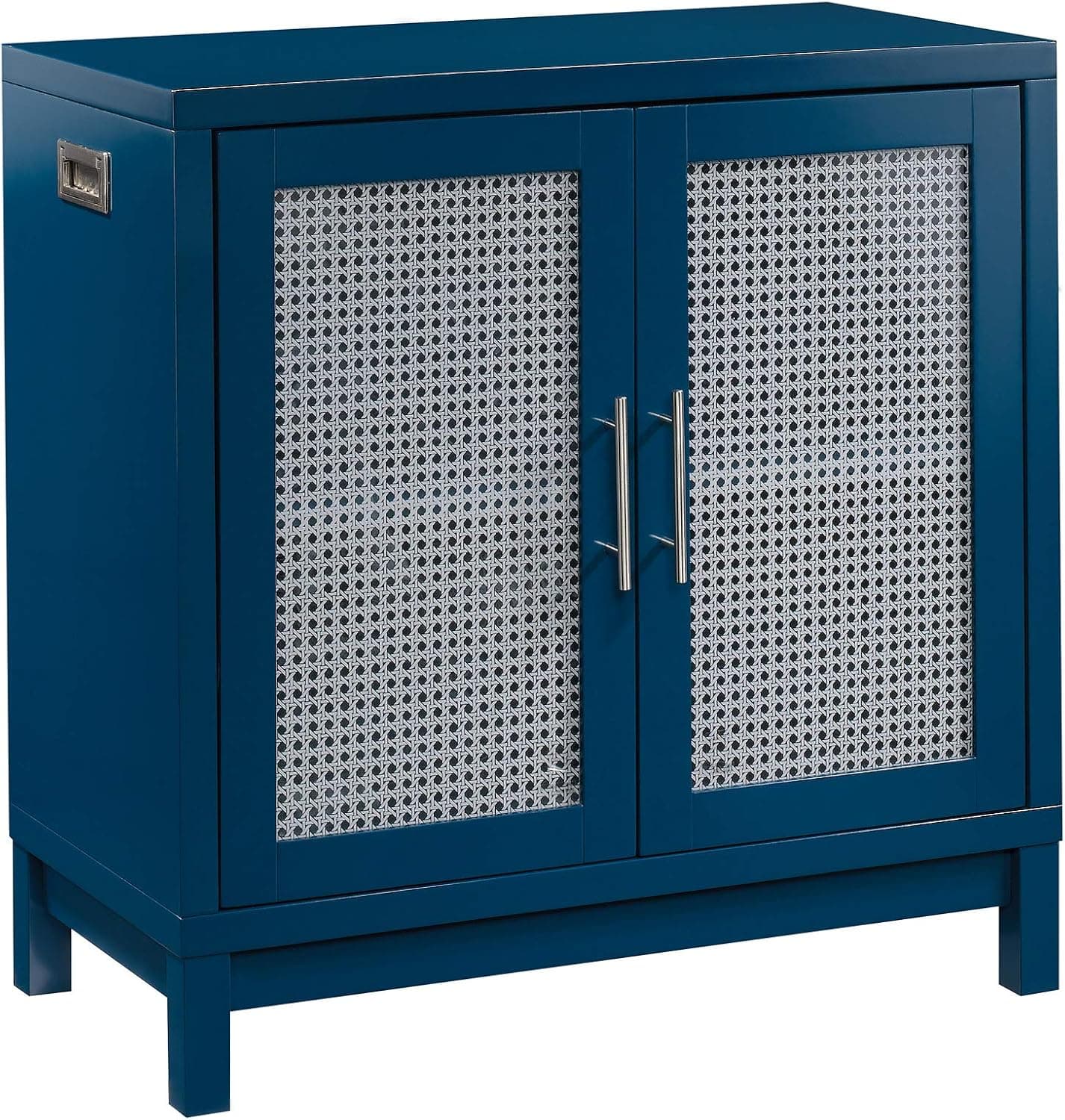 Sauder Vista Key Accent Storage Cabint, L: 29.92" x W: 16.22" x H: 30.51", Navy