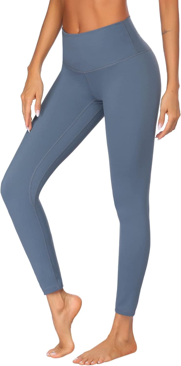 Tremaker Athletic Essential 7/8 Legging Women's High Waisted Seamless Tummy Control Yoga Pants Active Ankle Legging-25''