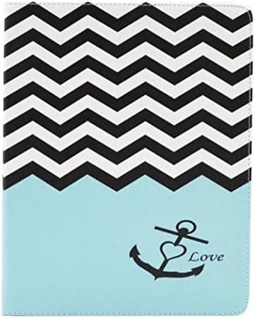 iPad Case, iPad 2/3/4 Case, Dteck(TM) Cartoon Cute PU Leather [Kickstand] Flip Case with Cards Slots for Apple iPad 4 with Retina Display & iPad 2 & iPad 3 (Chevron Anchor)